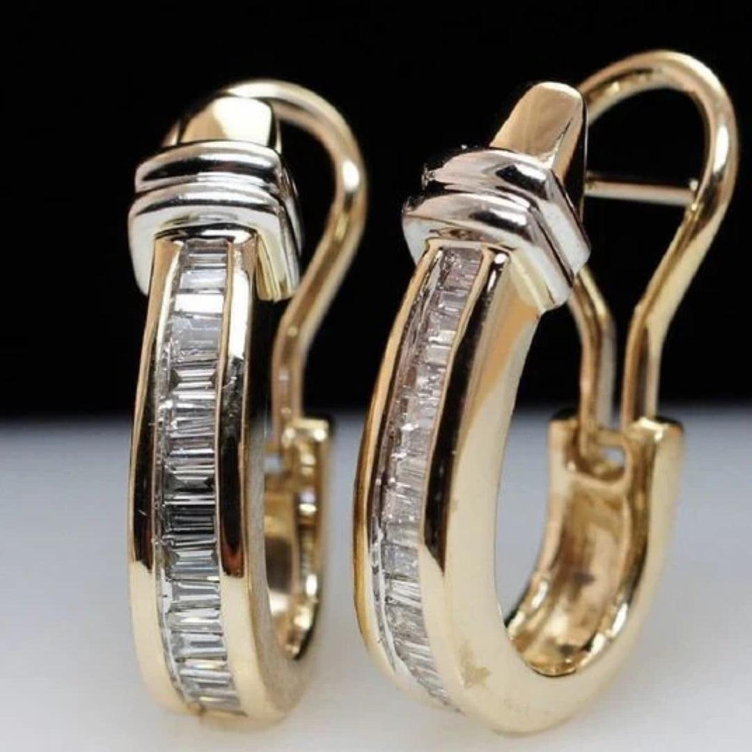 Boucles d'oreilles vintage Valera en diamant