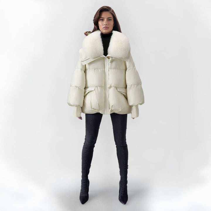 Cerise - Veste élégante en fausse fourrure