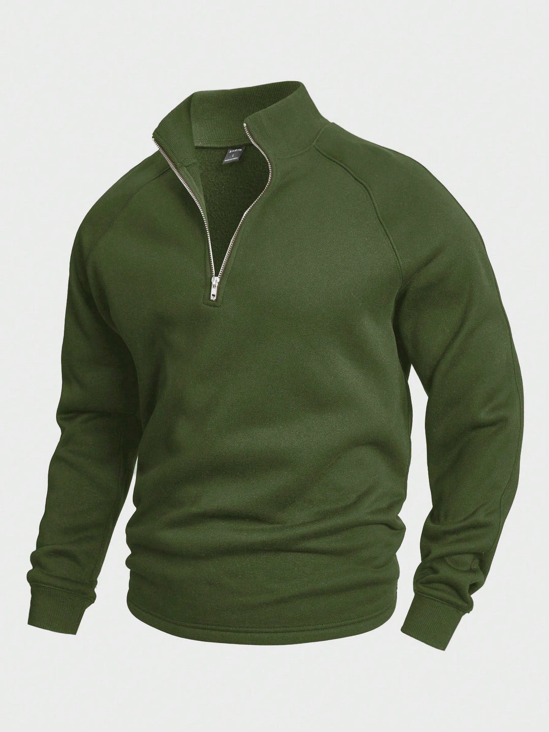 Claude™ | Sweat Casual à Demi-Fermeture Éclair