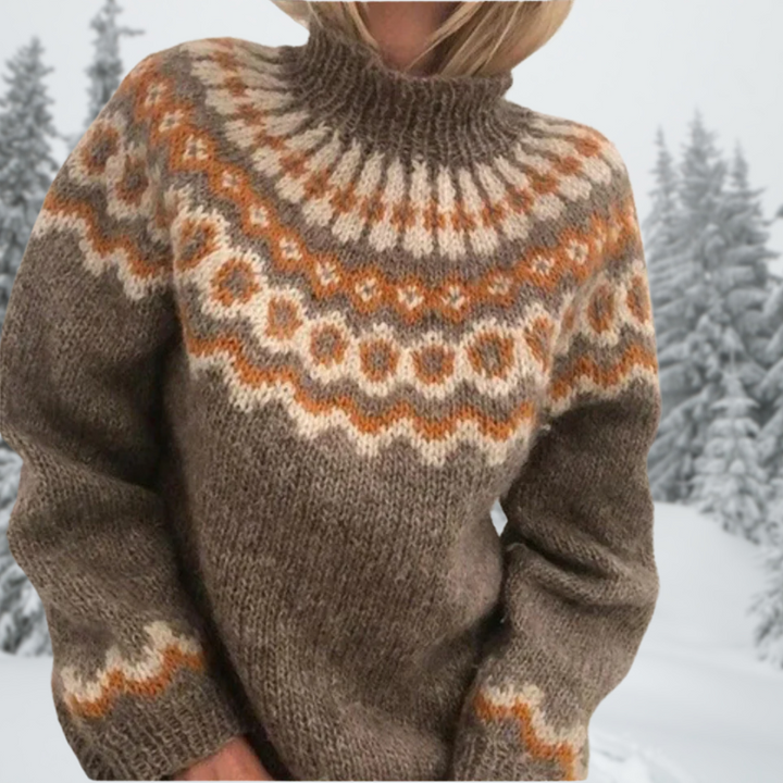 LIVIA™ | PULLOVER ÉLÉGANT À COL ROLLED