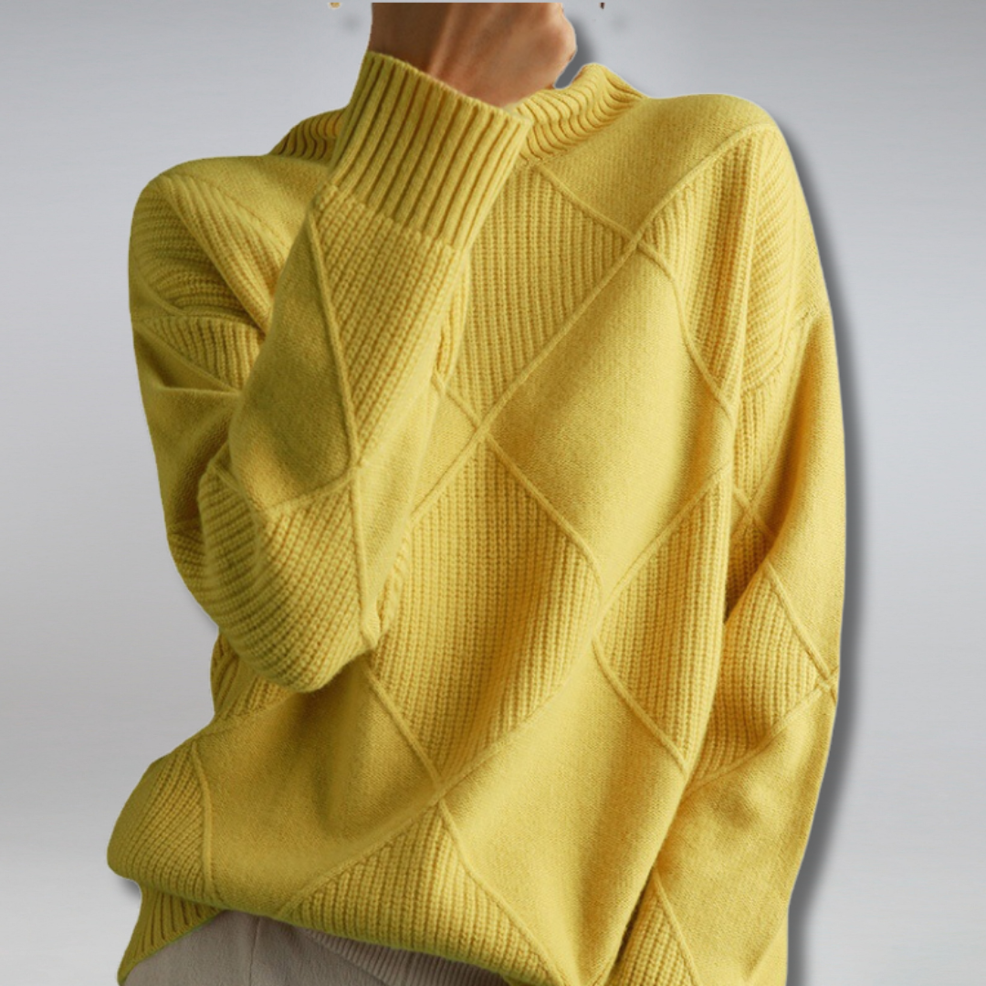 LUNA™ | PULLOVER À COL HAUT ULTRA DOUX