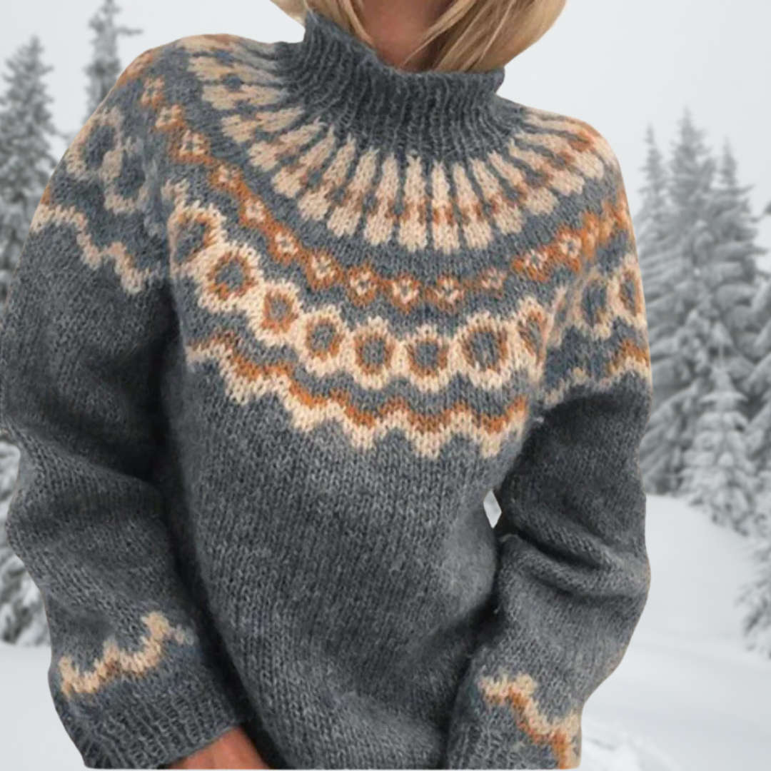 LIVIA™ | PULLOVER ÉLÉGANT À COL ROLLED