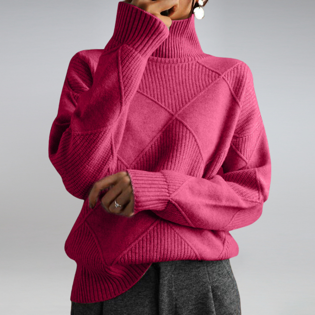 LUNA™ | PULLOVER À COL HAUT ULTRA DOUX