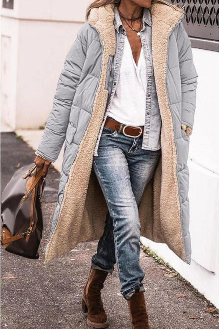 Héloïse - Manteau réversible élégant et confortable