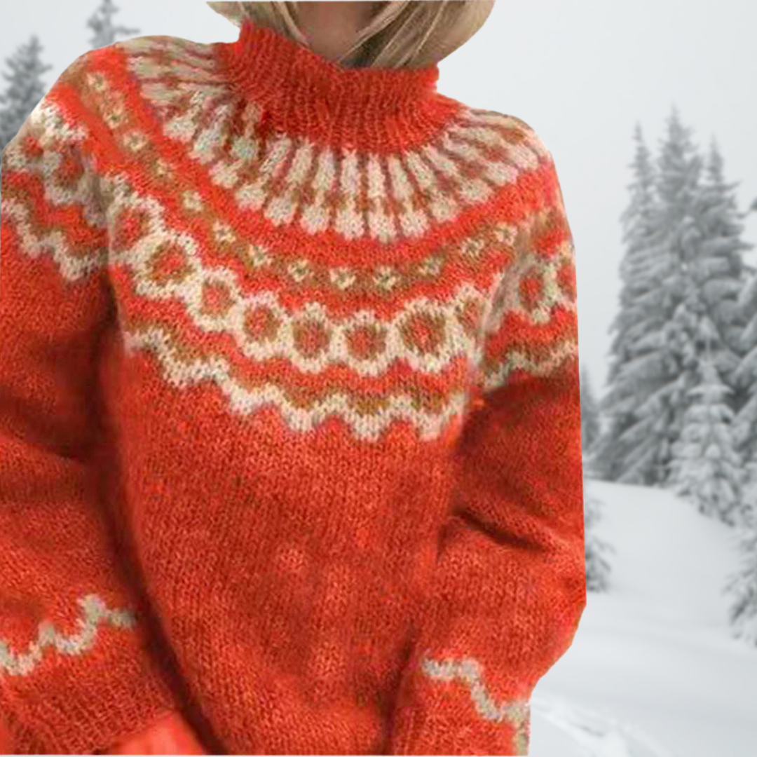 LIVIA™ | PULLOVER ÉLÉGANT À COL ROLLED