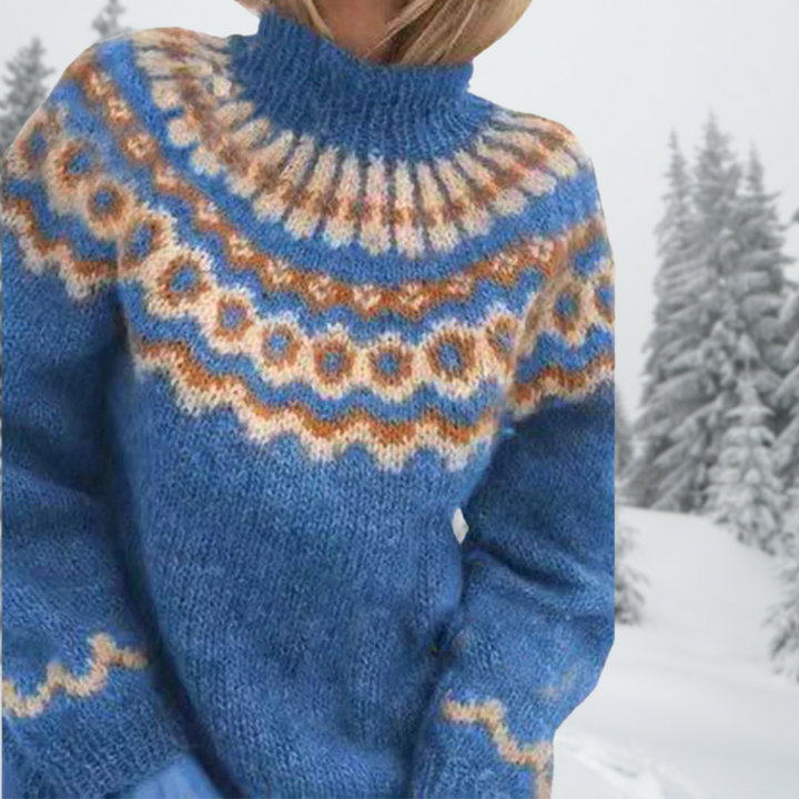 LIVIA™ | PULLOVER ÉLÉGANT À COL ROLLED