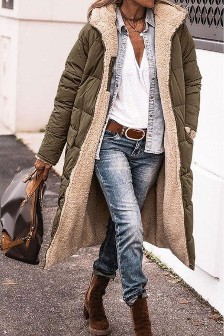 Héloïse - Manteau réversible élégant et confortable