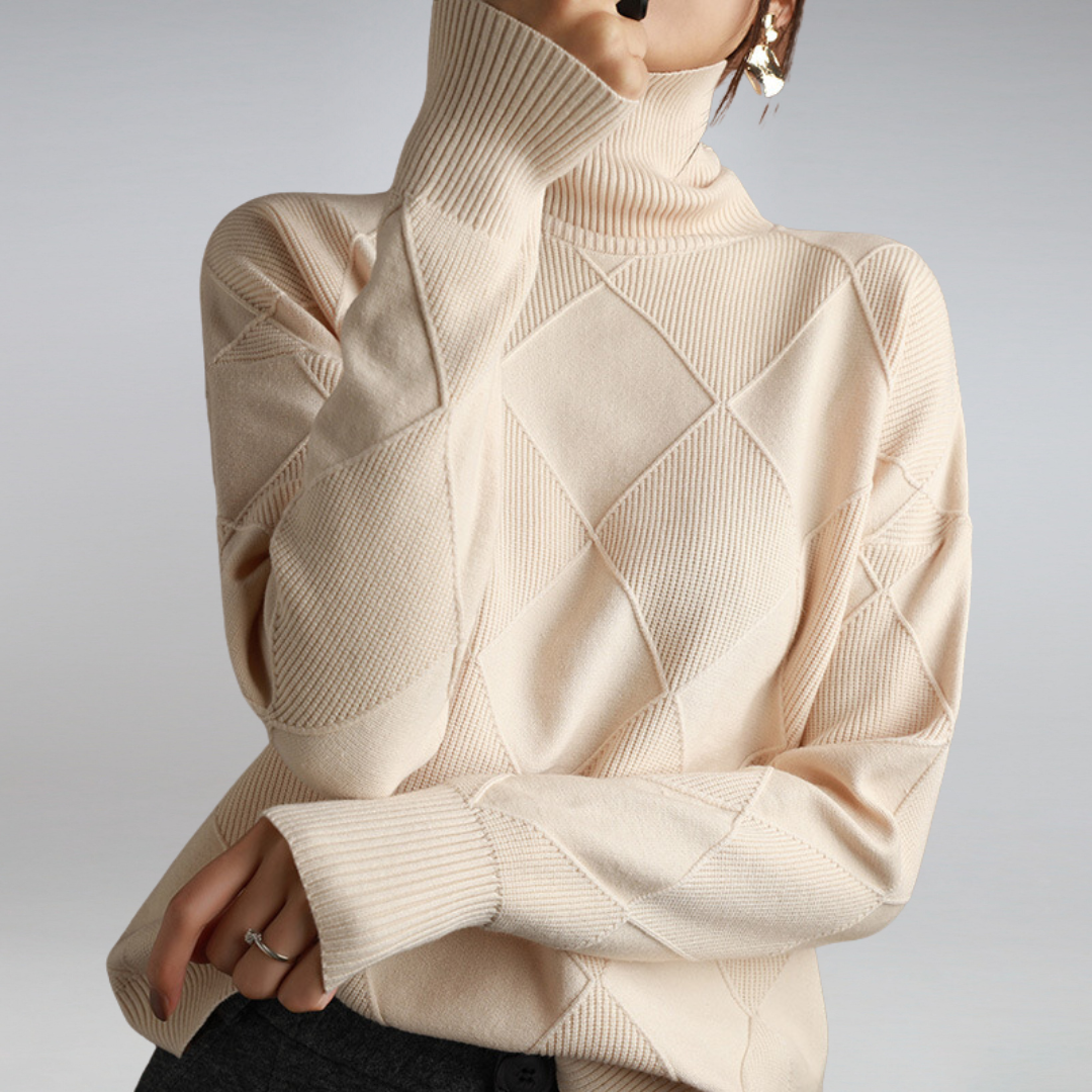 LUNA™ | PULLOVER À COL HAUT ULTRA DOUX