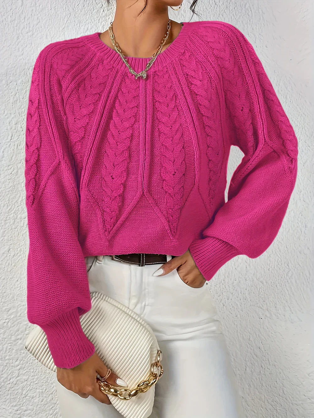 LUCIA™ | PULL EN TRESSÉ ÉLÉGANT