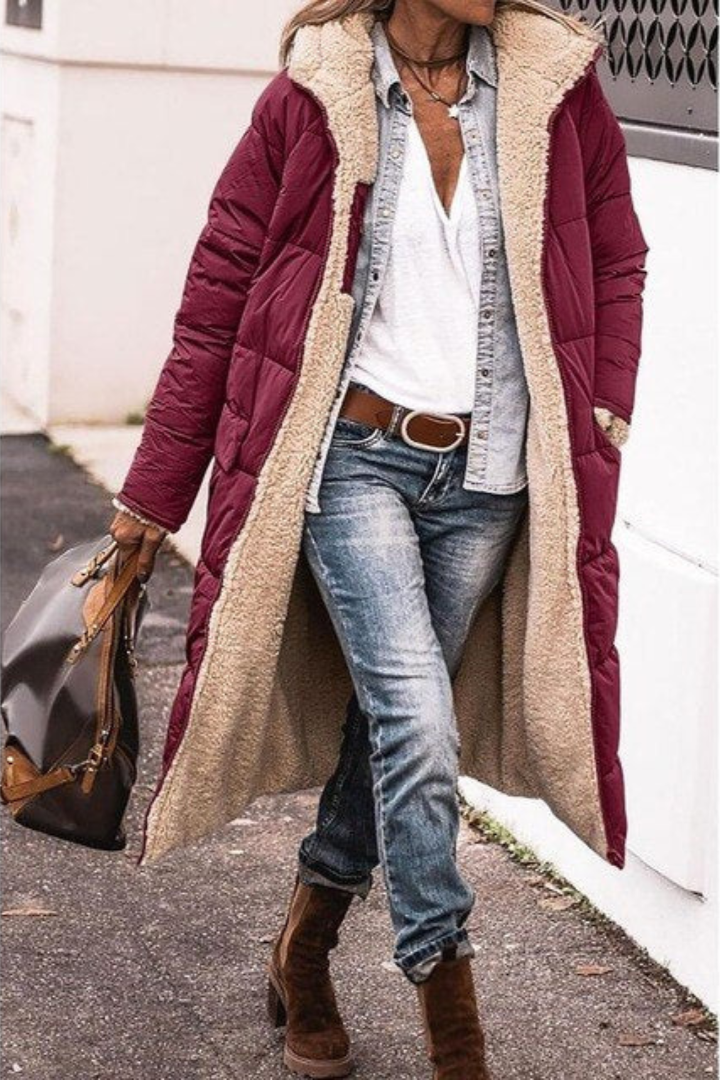 Héloïse - Manteau réversible élégant et confortable