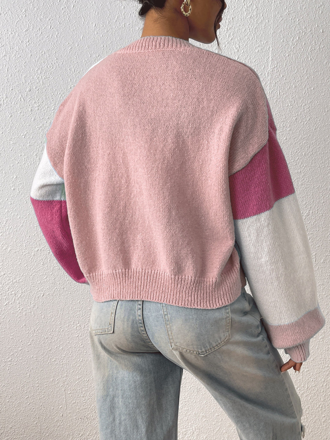 Angelina | Cardigan à blocs de couleur