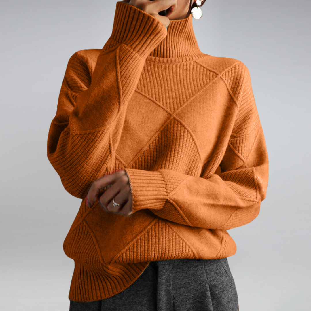 LUNA™ | PULLOVER À COL HAUT ULTRA DOUX