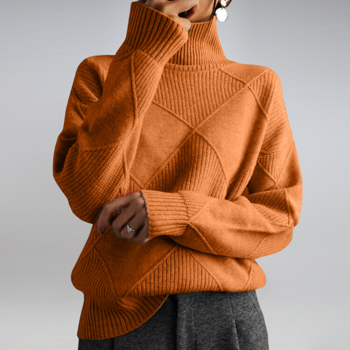 LUNA™ | PULLOVER À COL HAUT ULTRA DOUX
