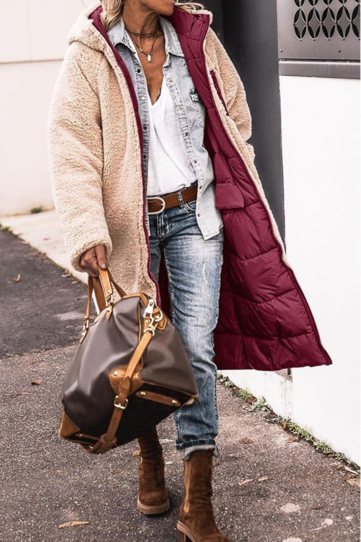 Héloïse - Manteau réversible élégant et confortable