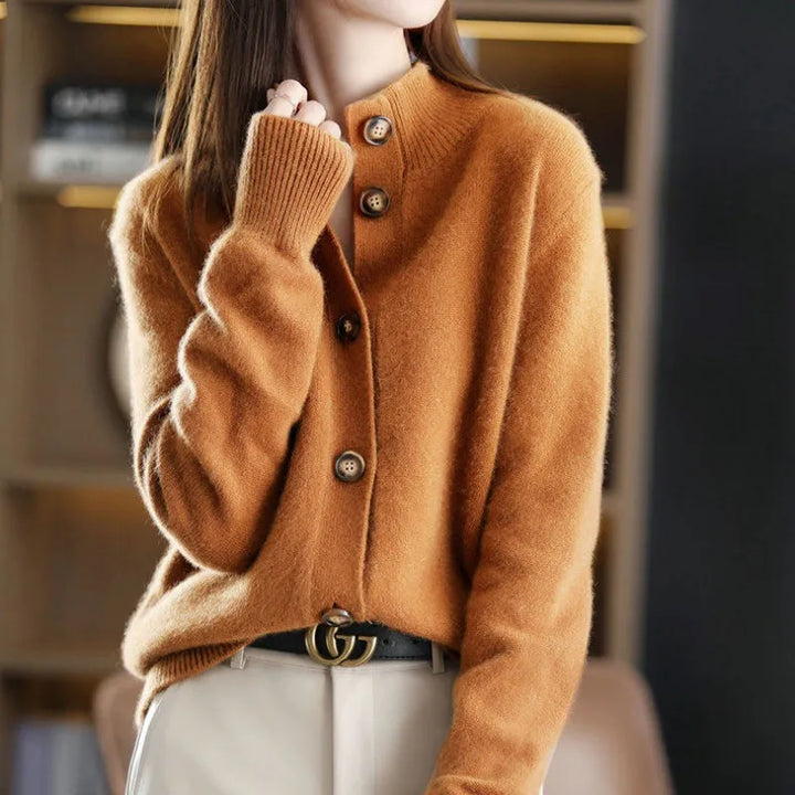 FEDERICA™ | CARDIGAN DOUX AVEC FERMETURE À BOUTONS