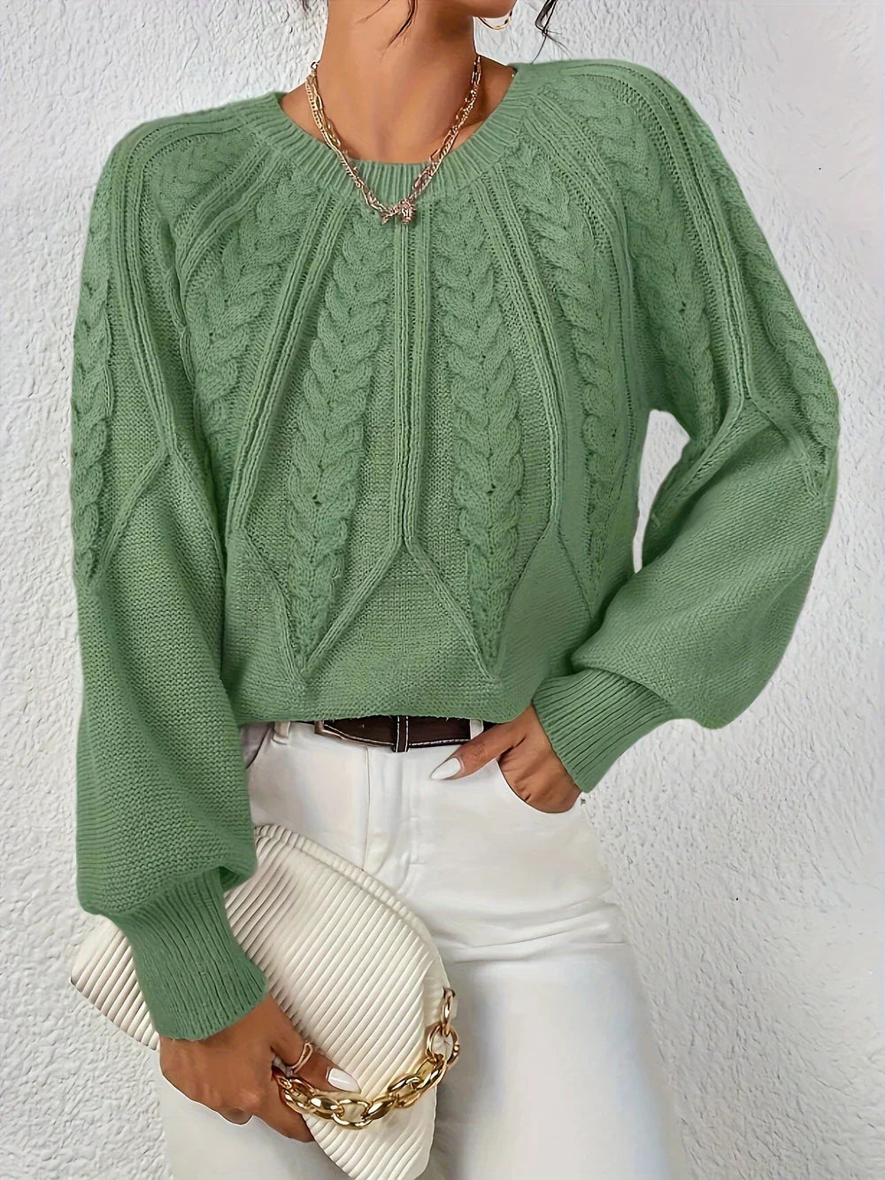 LUCIA™ | PULL EN TRESSÉ ÉLÉGANT