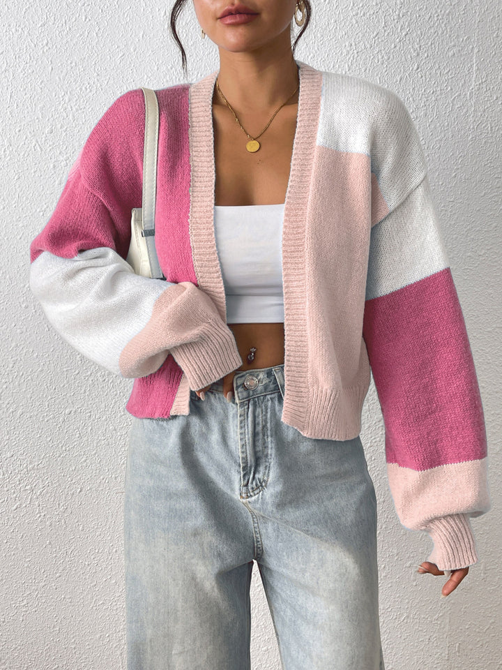 Angelina | Cardigan à blocs de couleur