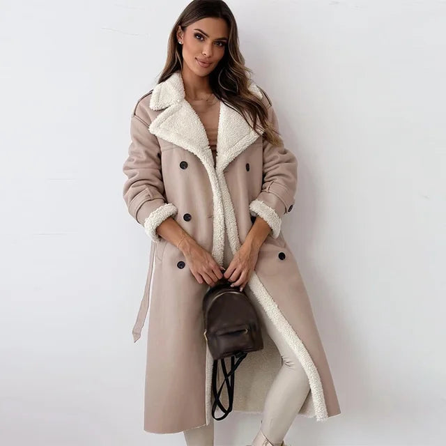 Viviane - Manteau long tendance et élégant