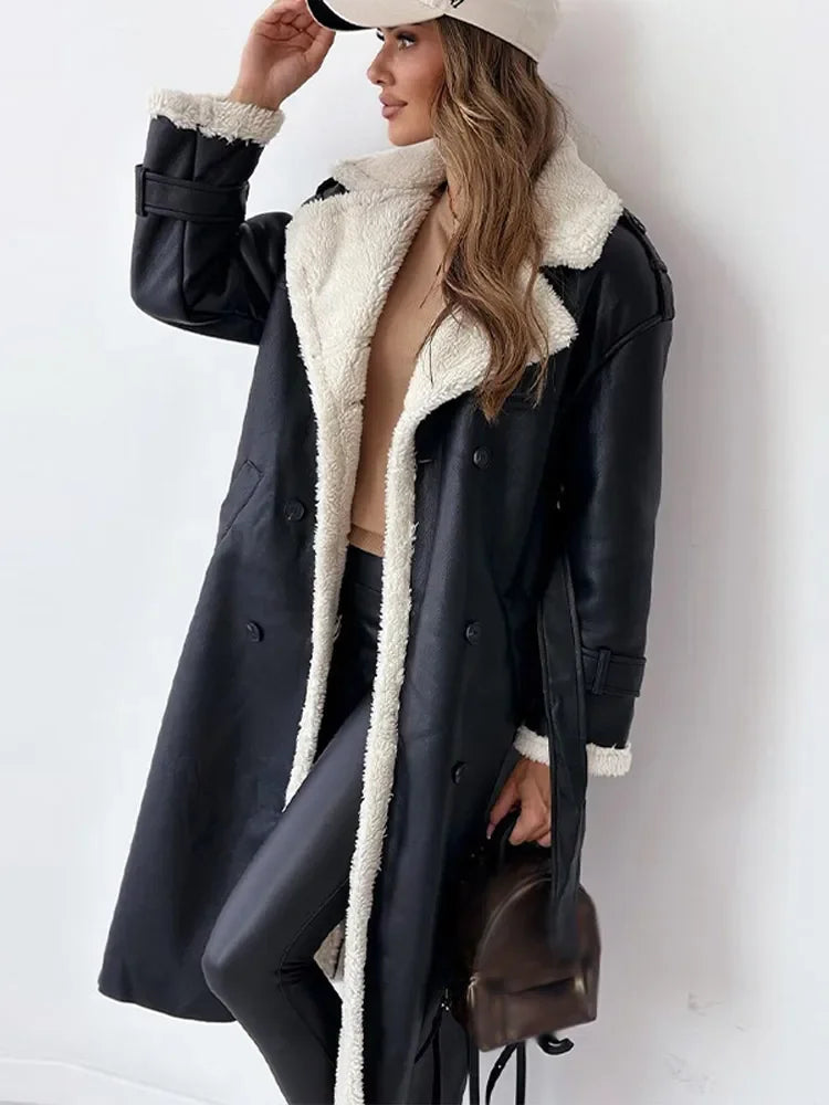 Viviane - Manteau long tendance et élégant
