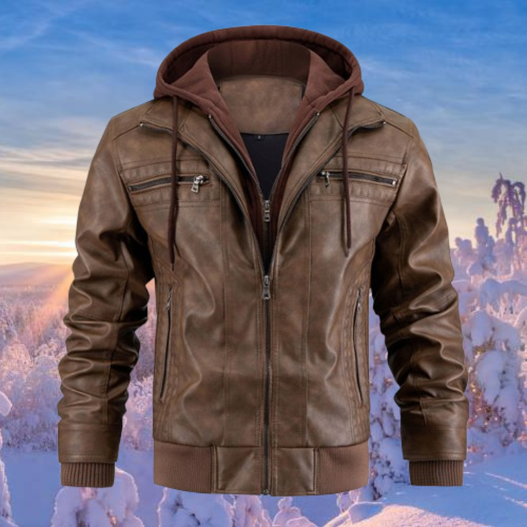 Hubert | Veste d'hiver en cuir
