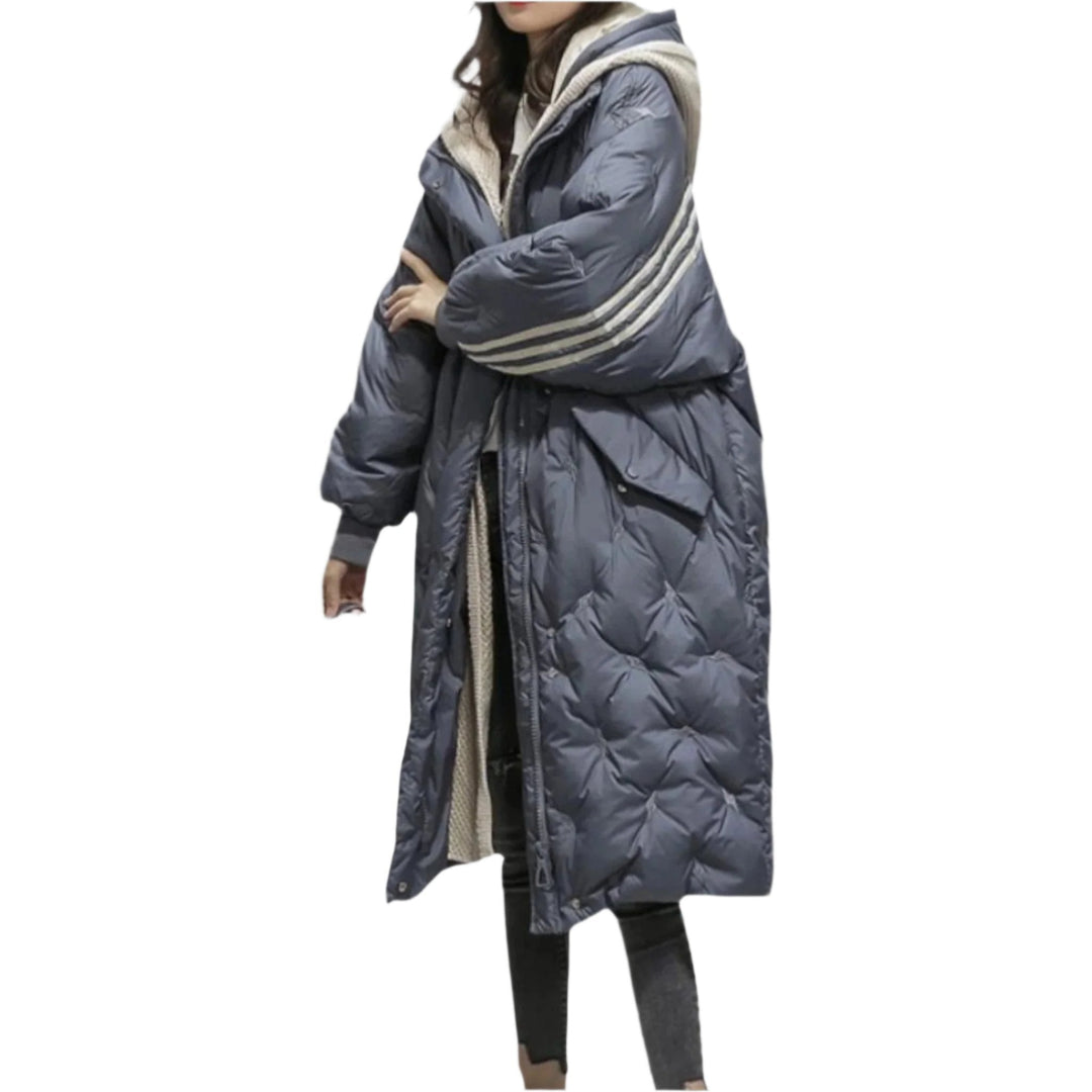 Amélina - Élégante veste d'hiver longue