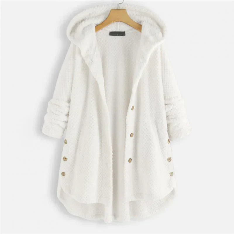 Théodora - Manteau côtelé avec capuche