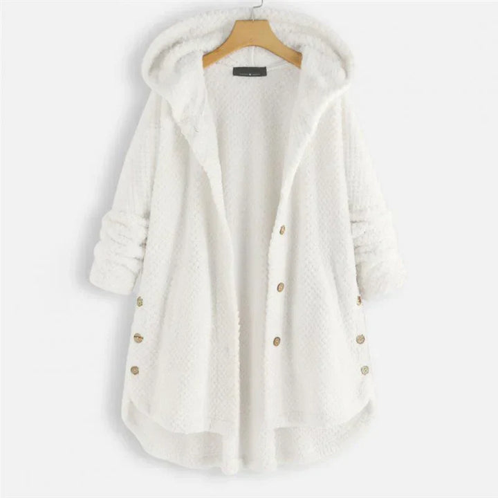 Théodora - Manteau côtelé avec capuche