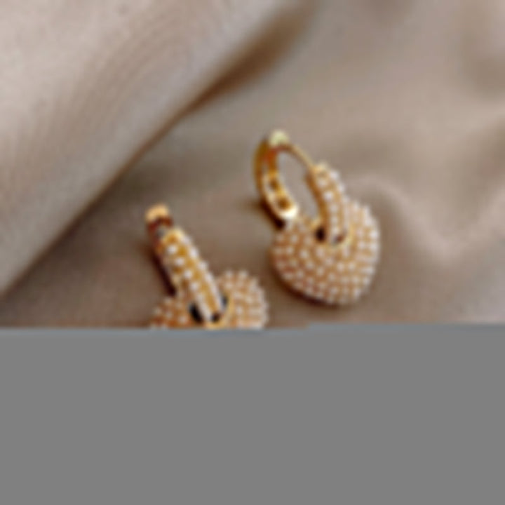 Yuli Hjärta Boucles d'oreilles en perles