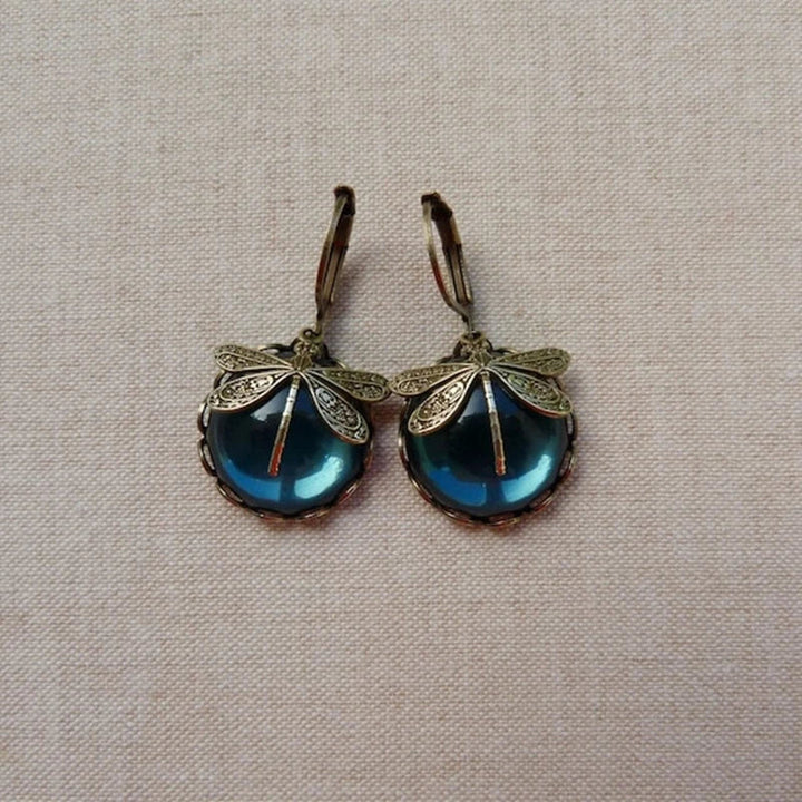 Boucles d'oreilles Libellule Antika Guld