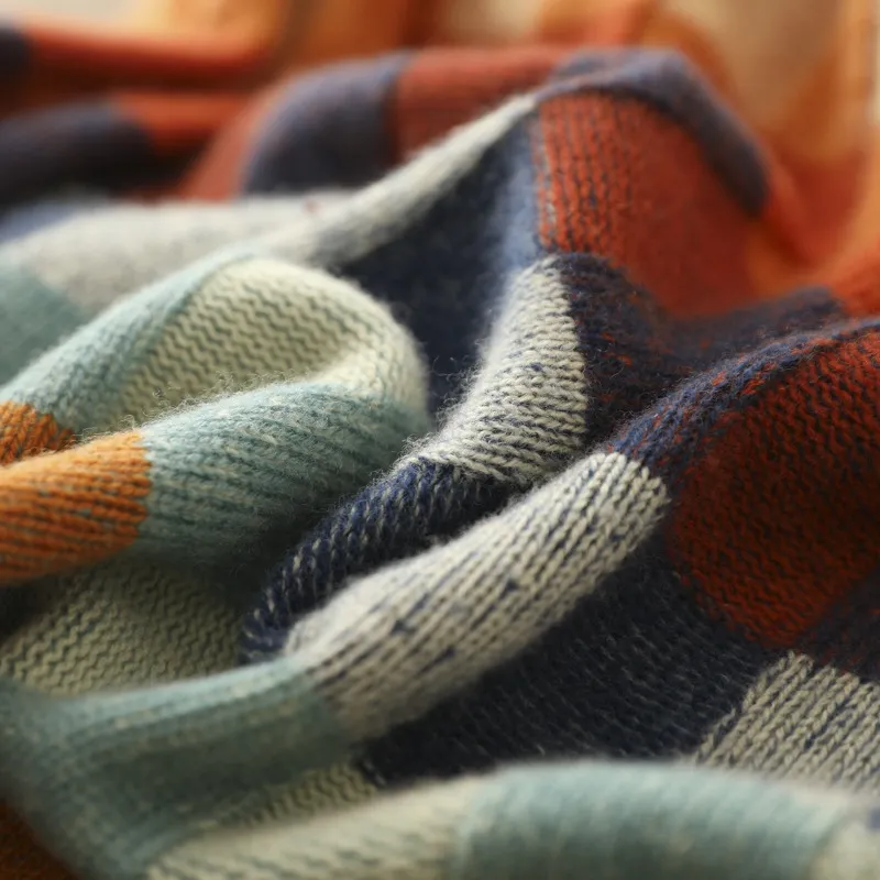 PENELOPE™ | PULLOVER PATCHWORK À COL HAUT