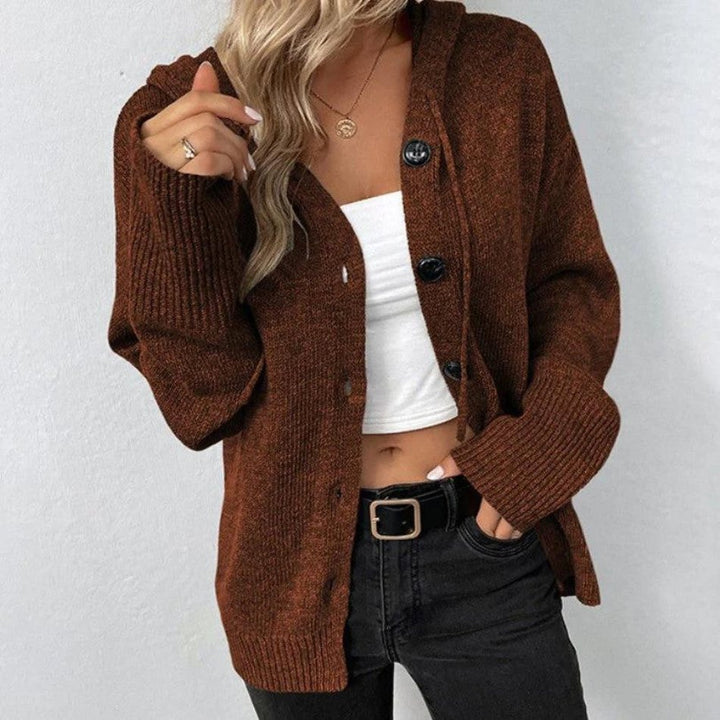 Ariella | Cardigan à Capuche et Boutons