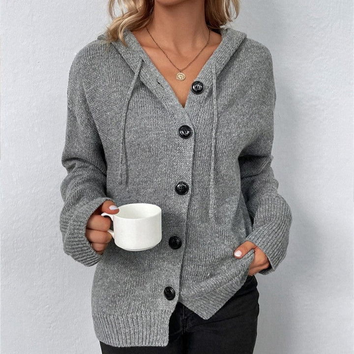 Ariella | Cardigan à Capuche et Boutons