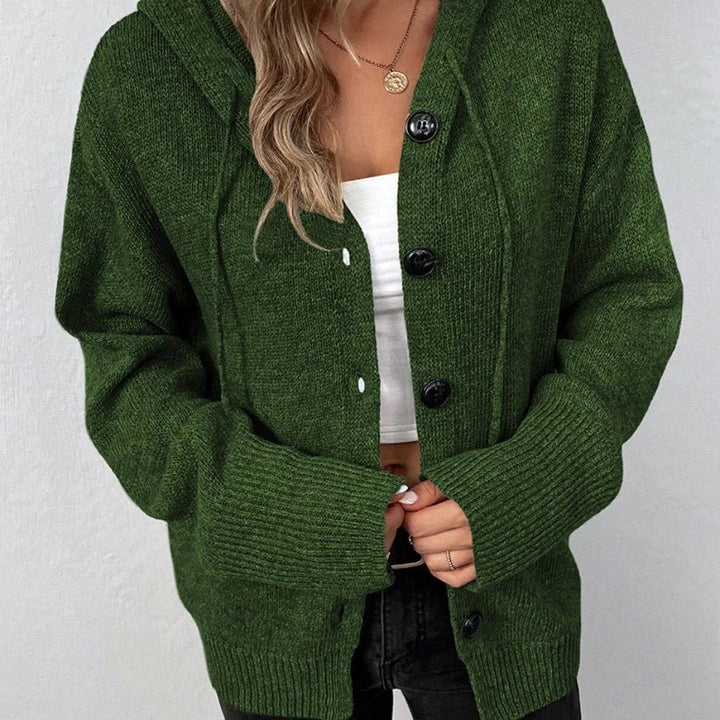 Ariella | Cardigan à Capuche et Boutons