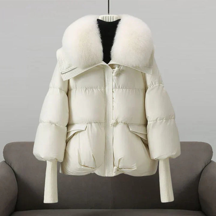 Cerise - Veste élégante en fausse fourrure