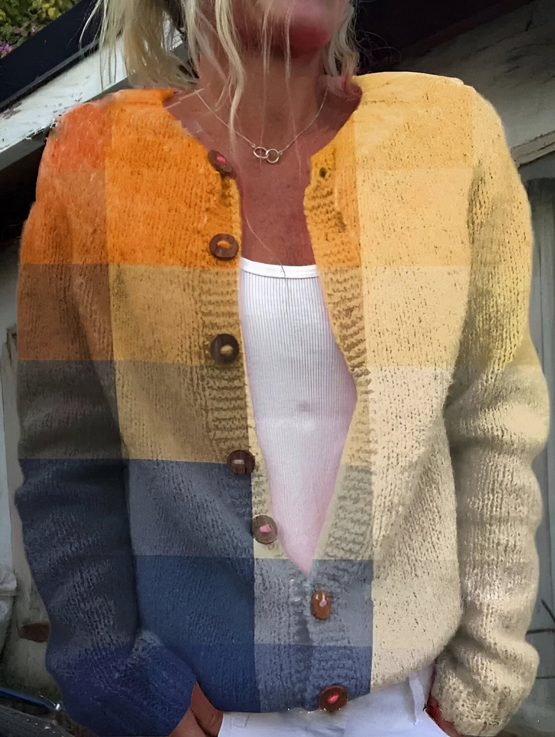 Barbara | Cardigan en Maille Florale de Luxe