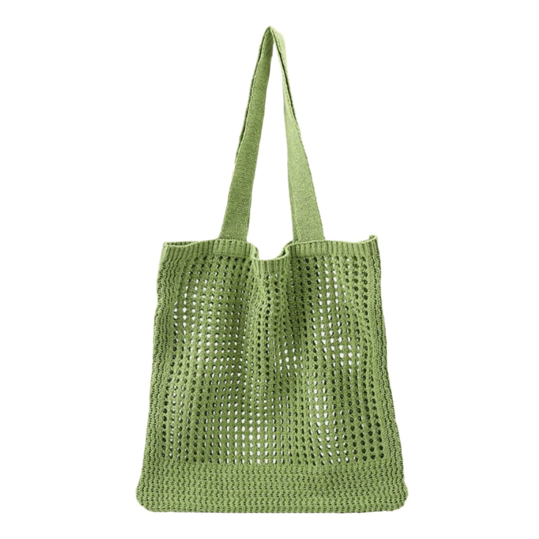 Large Openwork Cotton Tote Bag