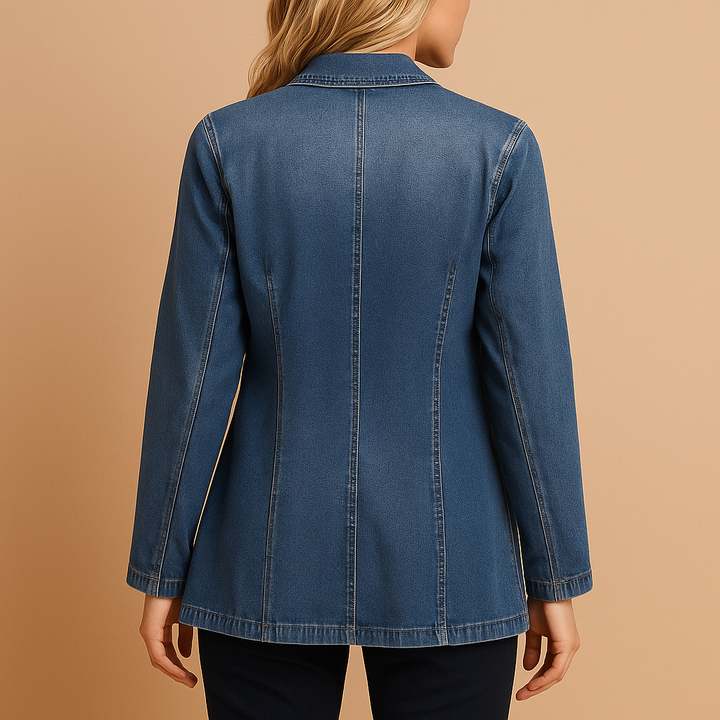 Rive™ | Blazer en denim ajusté pour femmes