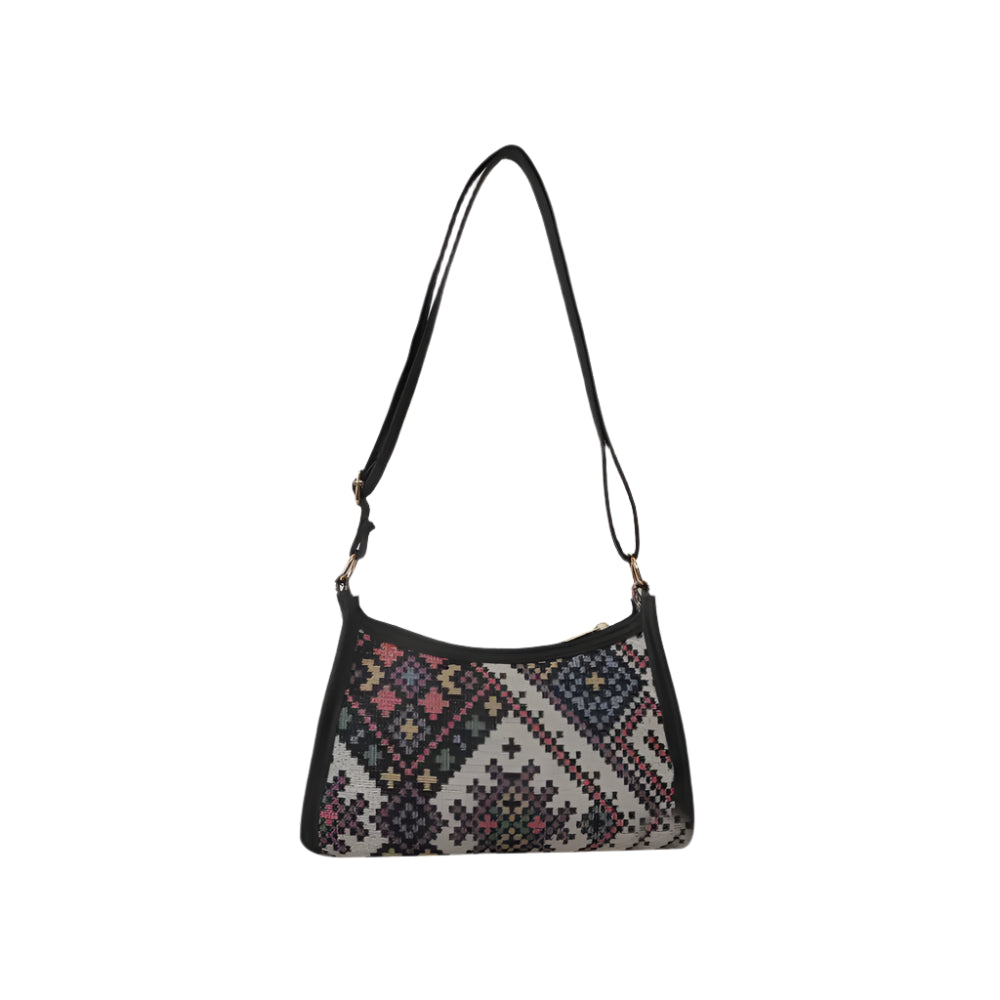 Small Printed Crossbody Bag – Polyester