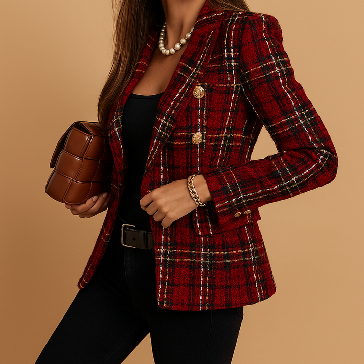 Rive™ | Blazer à rayures croisé pour femmes