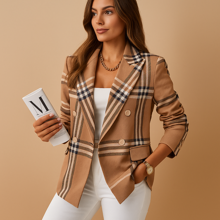 Rive™ | Blazer cintré avec détails élégants pour femmes
