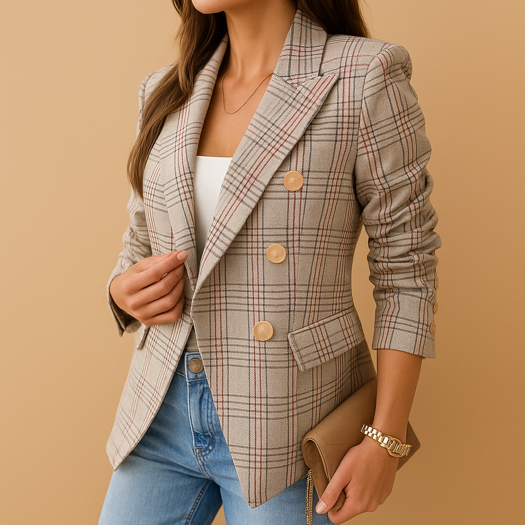 Rive™ | Blazer cintré avec détails élégants pour femmes