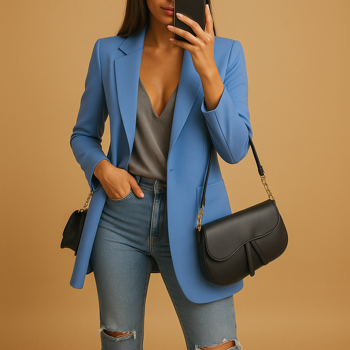 Rive™ | Blazer long et ajusté pour femmes