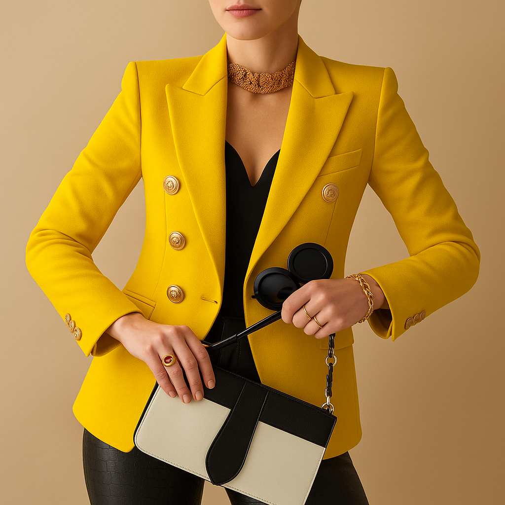 Rive™ | Élégant blazer long pour femmes