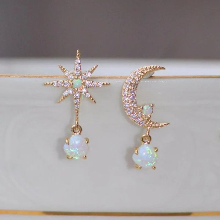 Boucles d'oreilles en perles de classe étoile