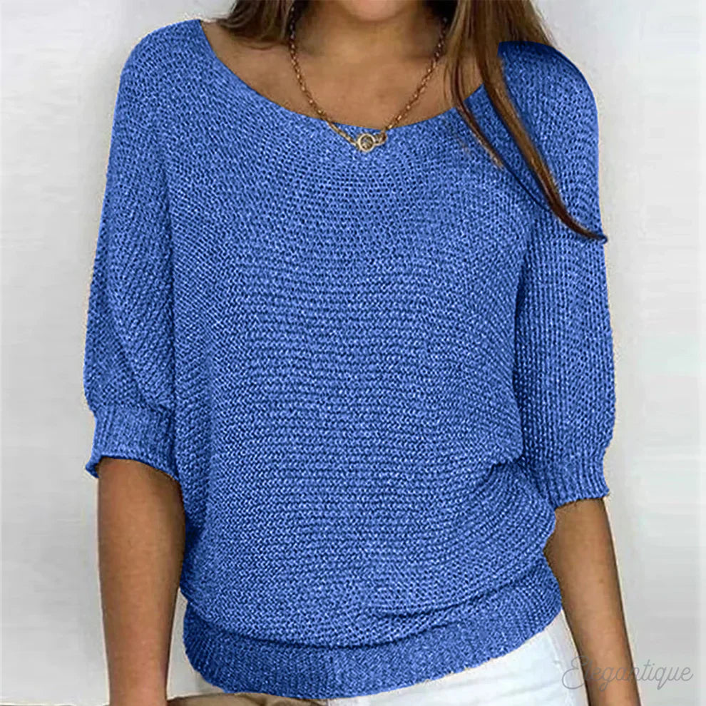 REBECCA™ | PULL ÉLÉGANT EN FIL TRECCIA DE QUALITÉ