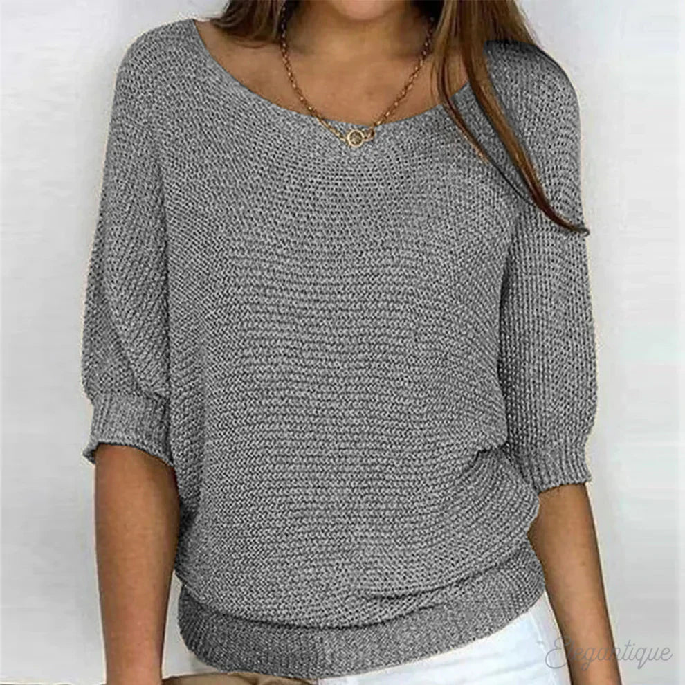 REBECCA™ | PULL ÉLÉGANT EN FIL TRECCIA DE QUALITÉ