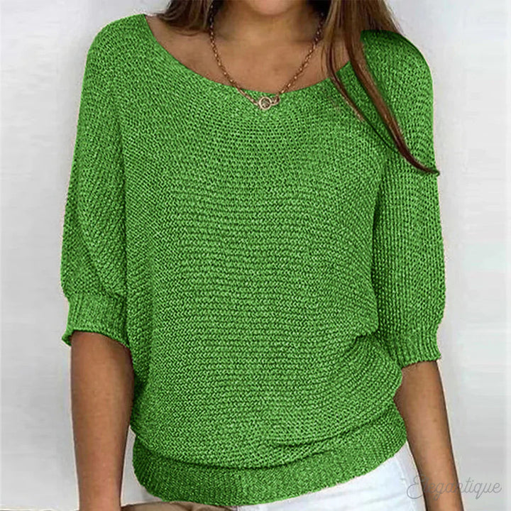 REBECCA™ | PULL ÉLÉGANT EN FIL TRECCIA DE QUALITÉ